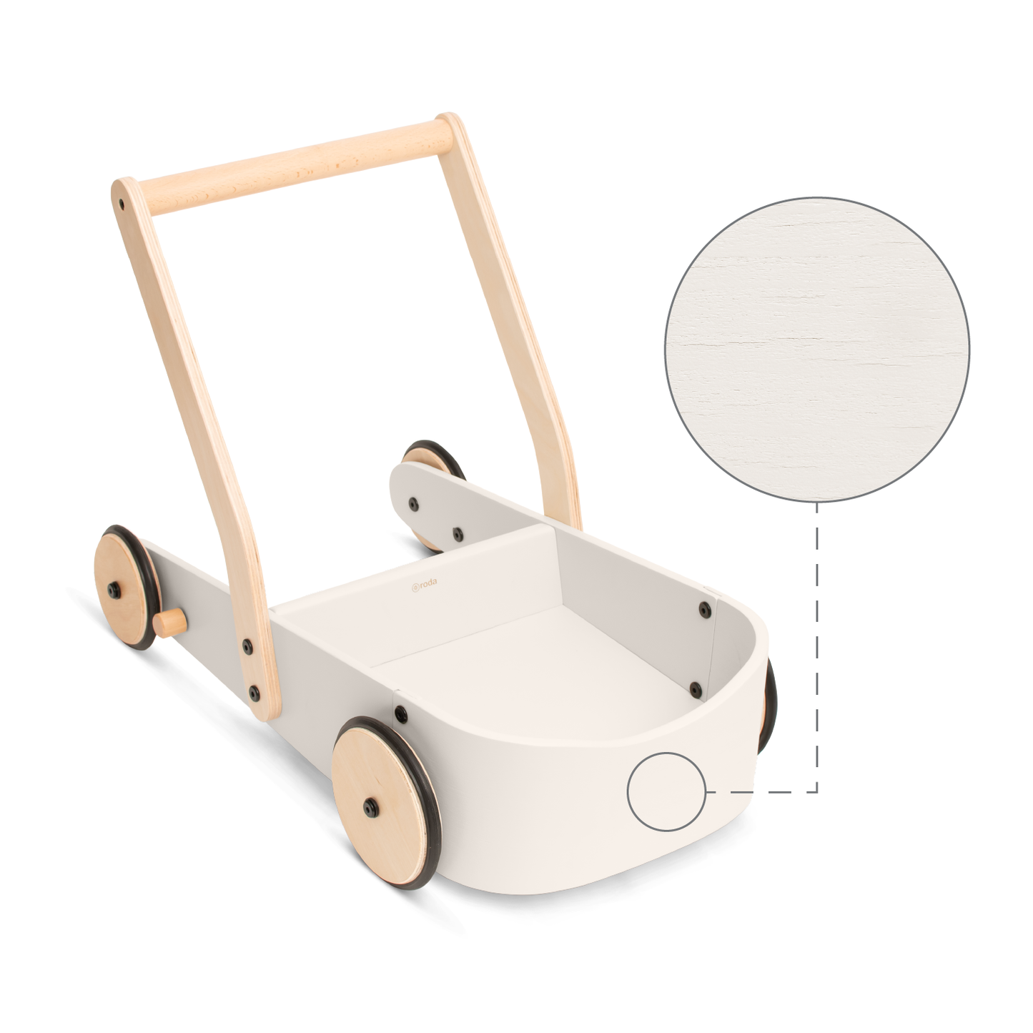 CARRITO ANDADOR PARA NIÑOS (Con detalle en pintura)