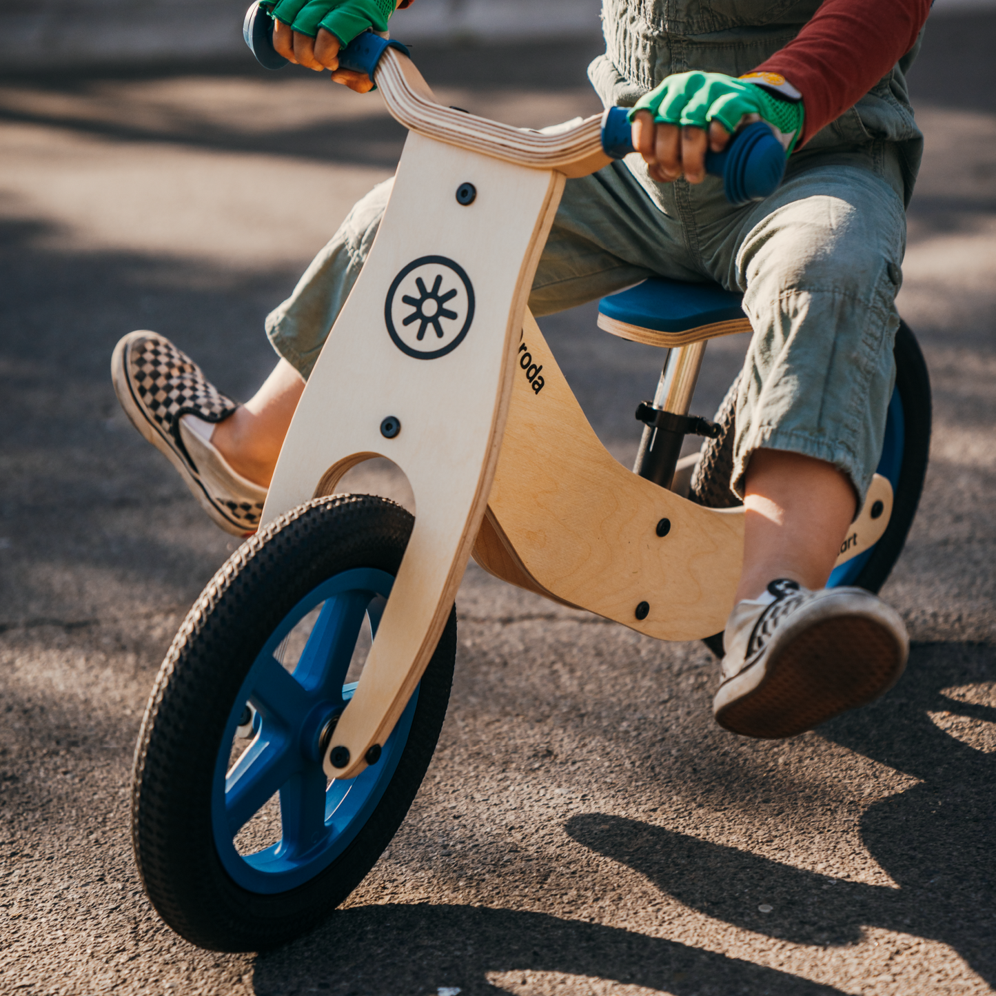 BICICLETA DE MADERA PARA NIÑOS Y NIÑAS RODA START