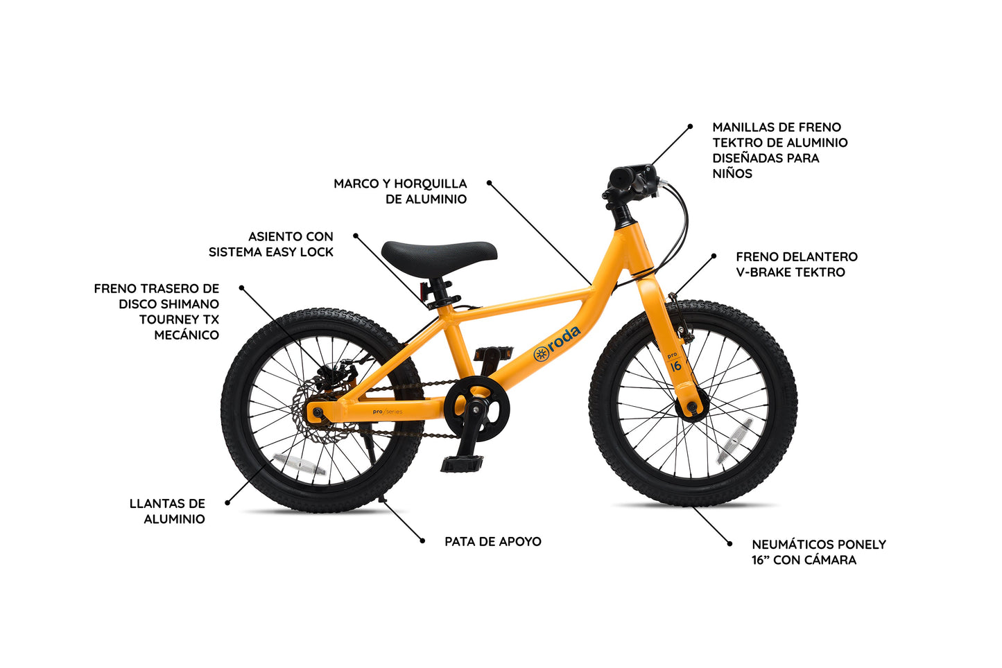 PRO 16" ROSADO | Det. en producto y caja