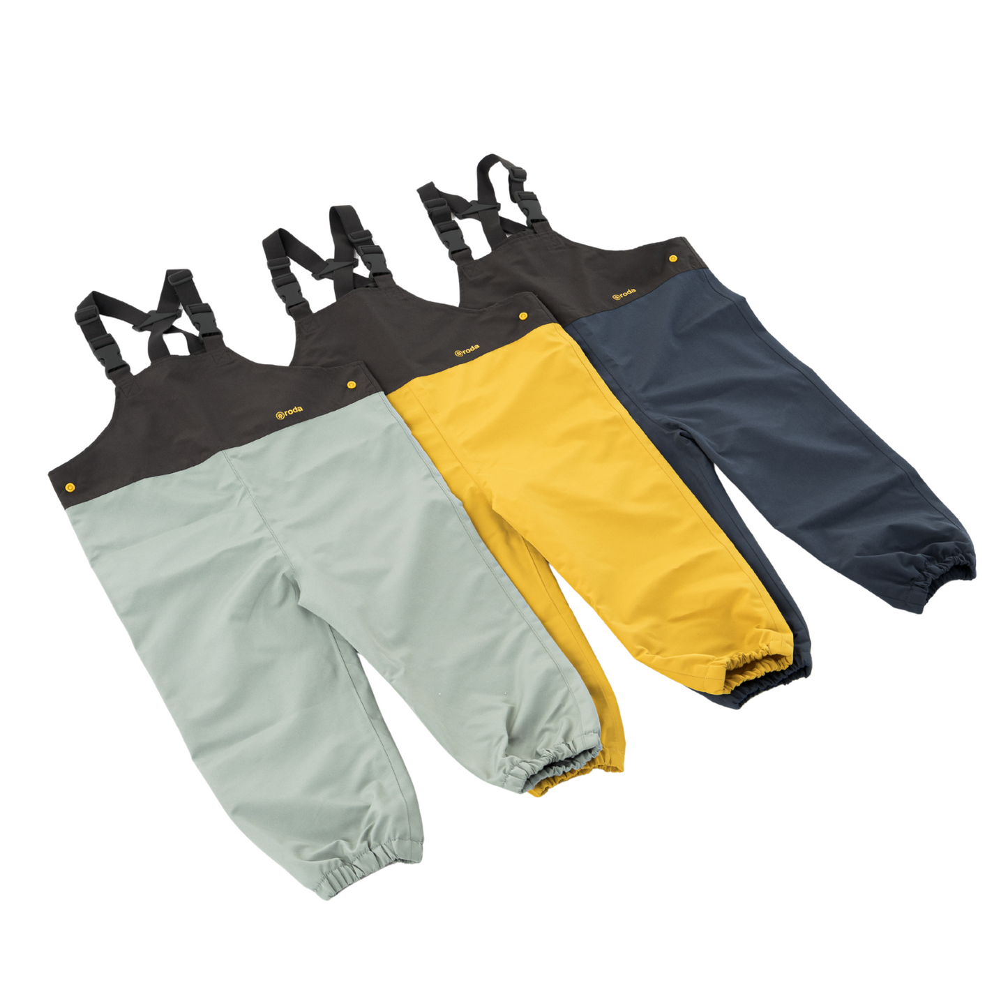 JARDINERA IMPERMEABLE PARA NIÑOS NIÑAS AMARILLO
