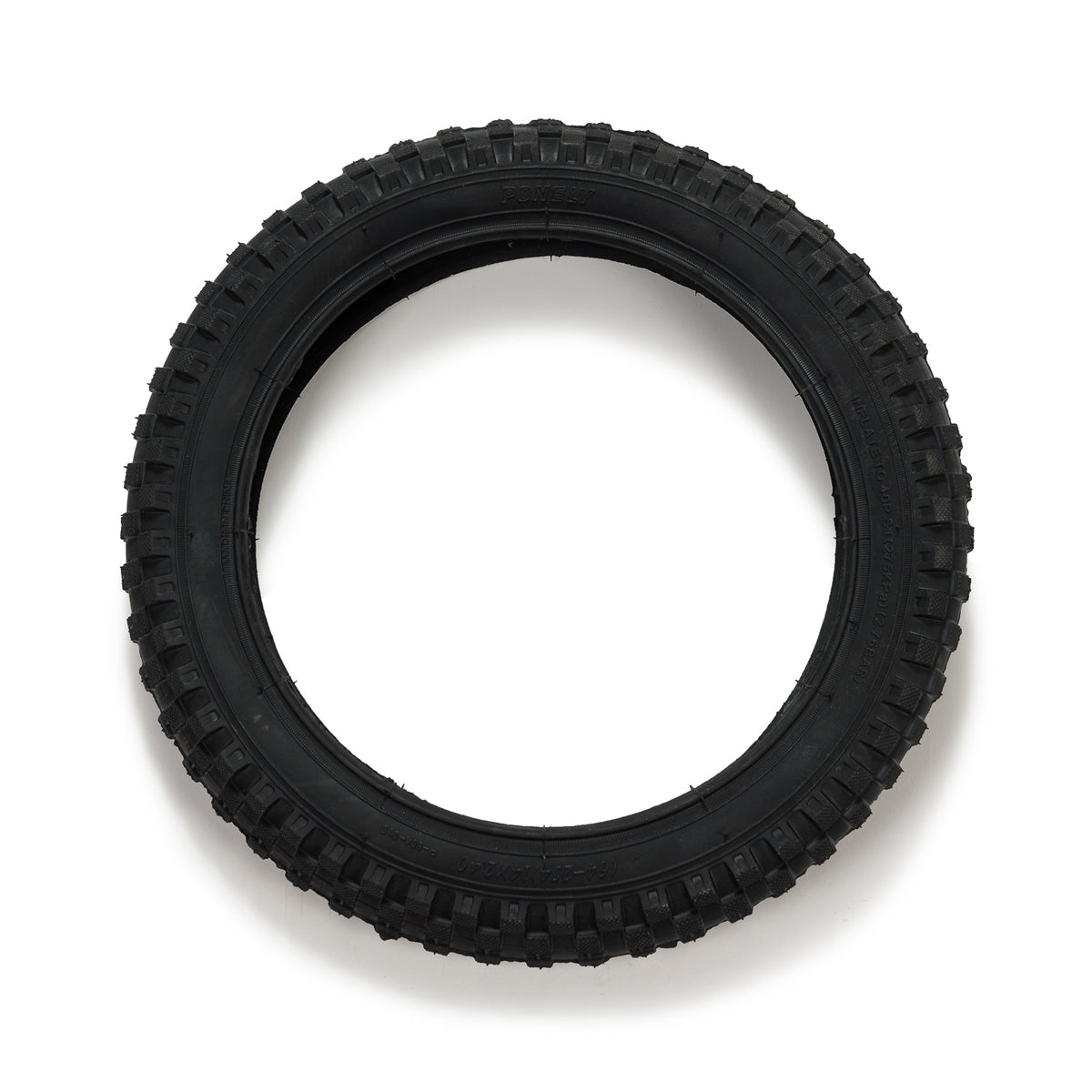 NEUMÁTICO URBANO - 14X2.125 NEGRO