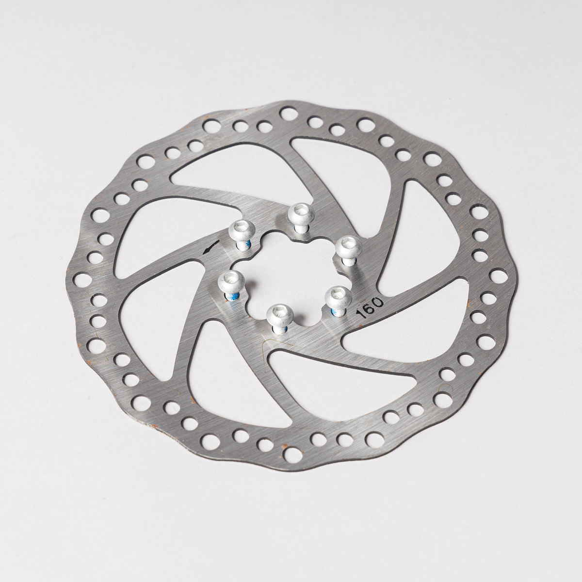 1940 DISCO SHIMANO + 6 PERNOS 160MM PLATA