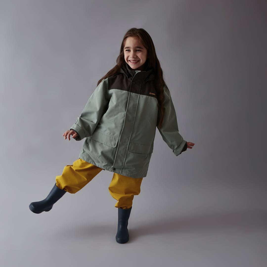 CHAQUETA IMPERMEABLE PARA NIÑOS Y NIÑAS AZUL