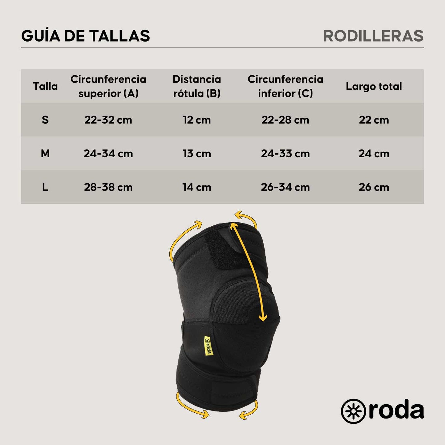 RODILLERAS DE NIÑOS MTB RODA