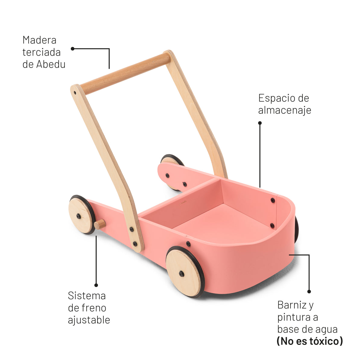 CARRITO ANDADOR PARA BEBÉ RODA