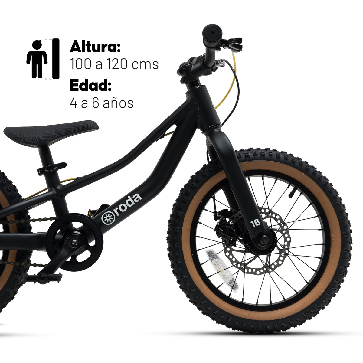 BICICLETA PARA NIÑOS NIÑAS RODA TRAIL 16
