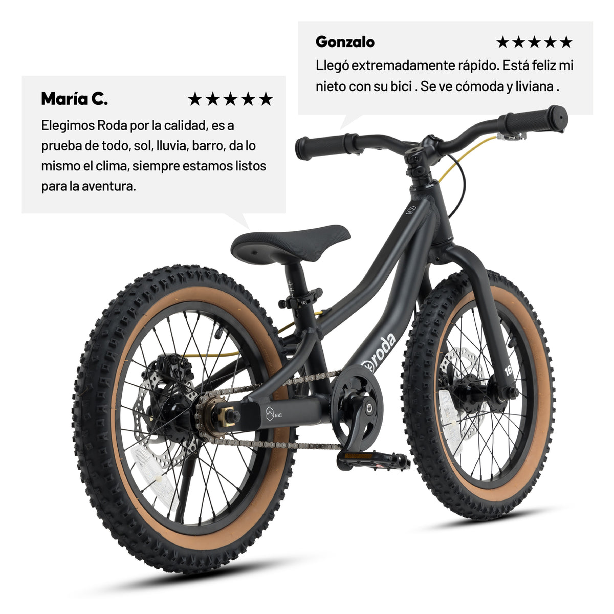 BICICLETA PARA NIÑOS NIÑAS RODA TRAIL 16