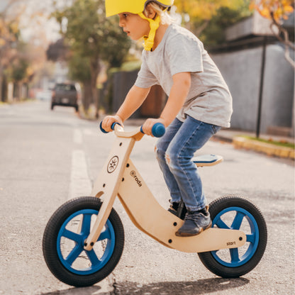 BICICLETA DE MADERA PARA NIÑOS Y NIÑAS RODA START