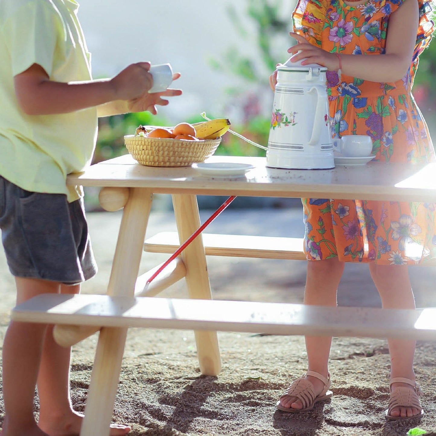 Mesa picnic para niños Roda
